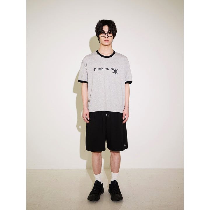PUNK MANIA Cool Cotton Cropfit Ringer Short Sleeves (SRCSTD-0240)