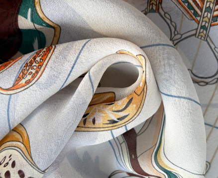 Arte Silk Scarf / 1 color