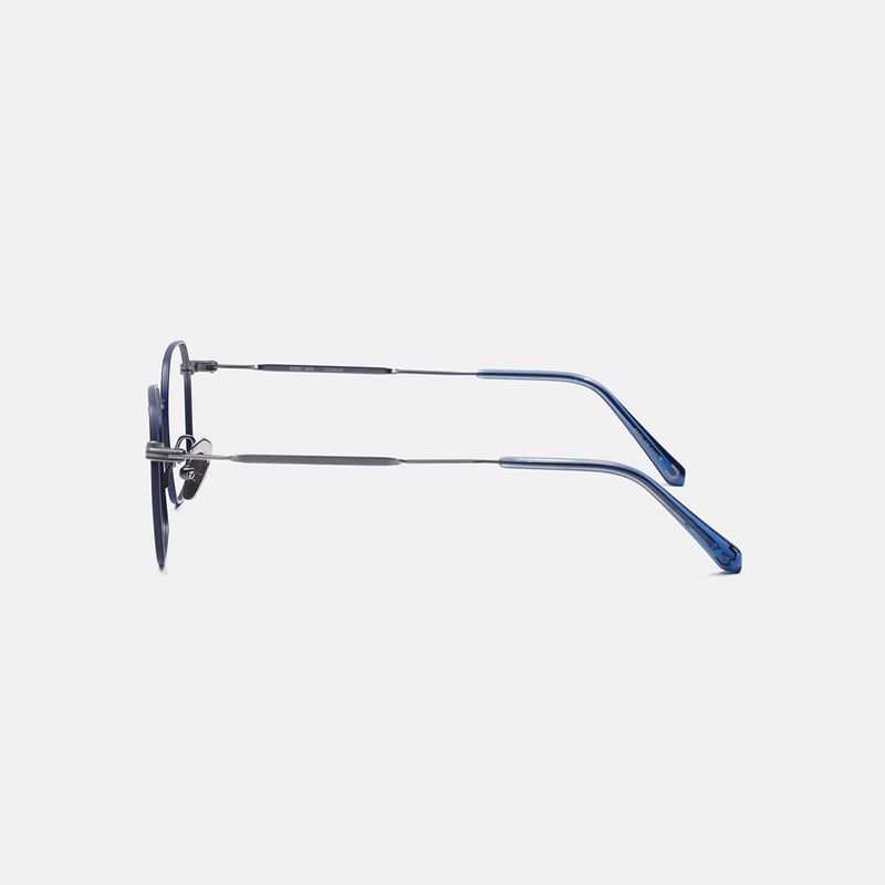 Knouun Square titanium glasses CODE. 101. B Gray