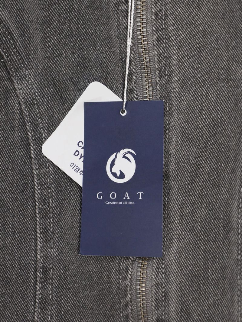 Crop Biker Washing Jacket