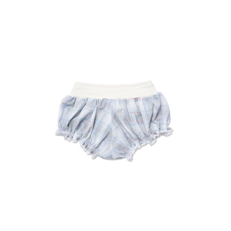 HADES PLAID DREAM PUMPKIN SHORTS - GREY