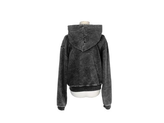 Intel Diagonal Washing Hood Zip-Up