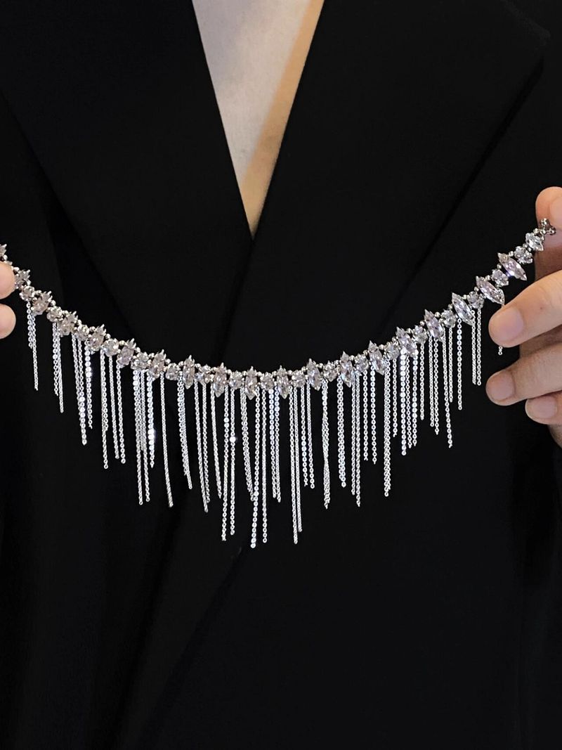 Fringe Choker Necklace - "Radlant' Collections