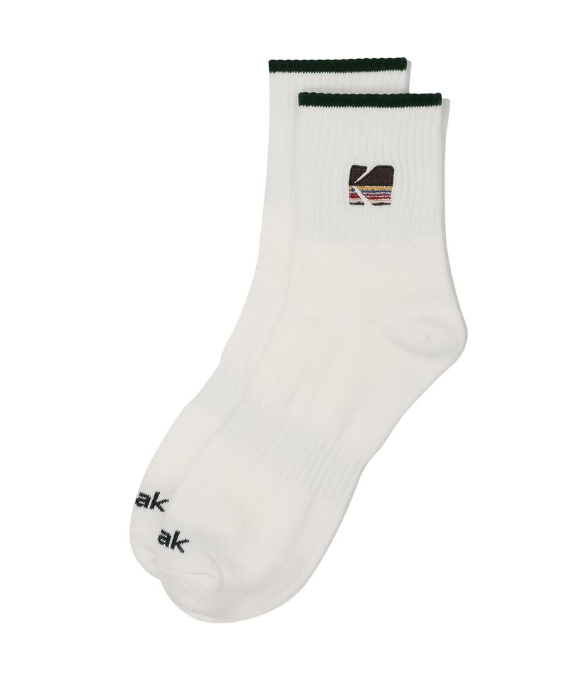 KODAK(コダック)の「RAINBOW EMBROIDERY ANKLE SOCKS【DARK GREEN】(Fashion Accessories)」