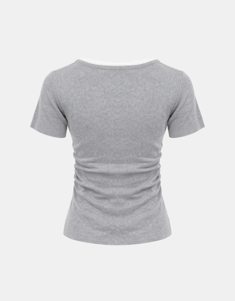 Elara Ribbon Knit Tee