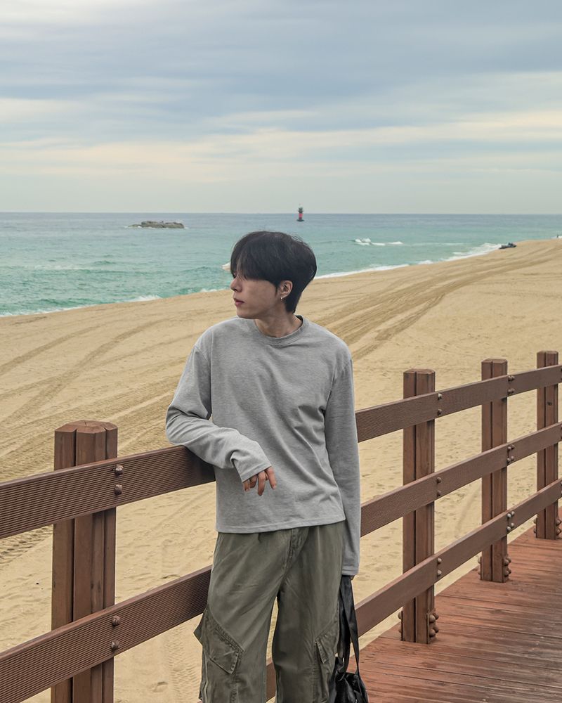 Pre Supima Cropped Long Sleeve