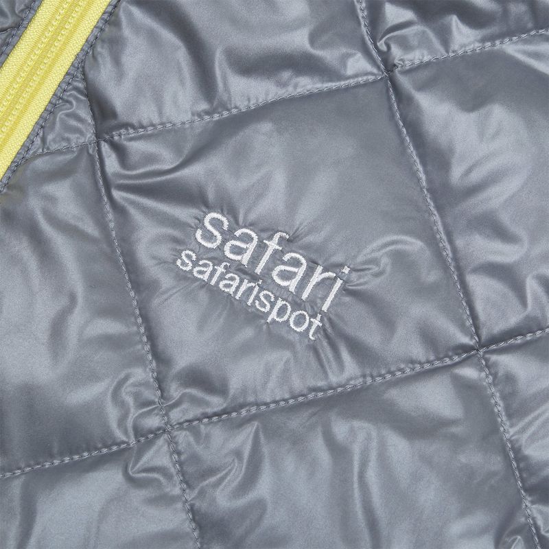 1/2 REVERSIBLE TWO COLOR LIGHT DOWN JACKET (GRAY/YELLOW)