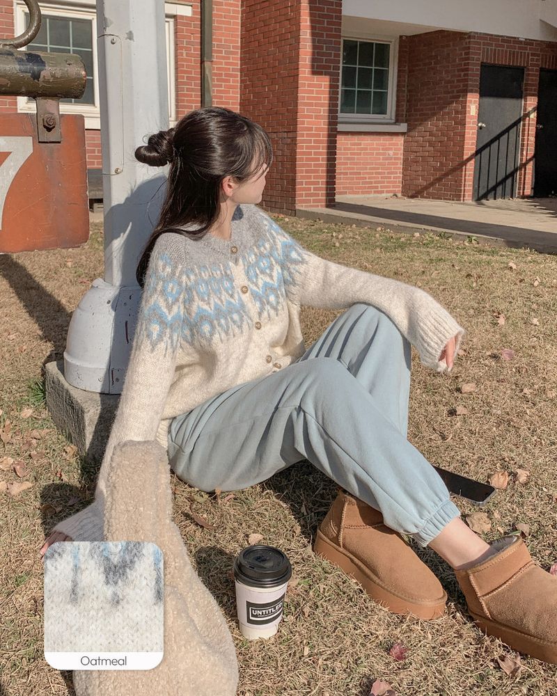 MAYBINS（メイビンス）の「Nordic Button Cardigan（Tops）」