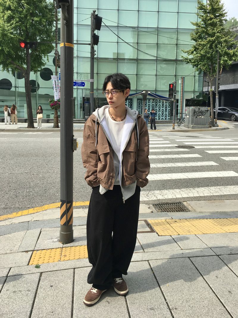 Uchi High Neck Windbreaker 4C