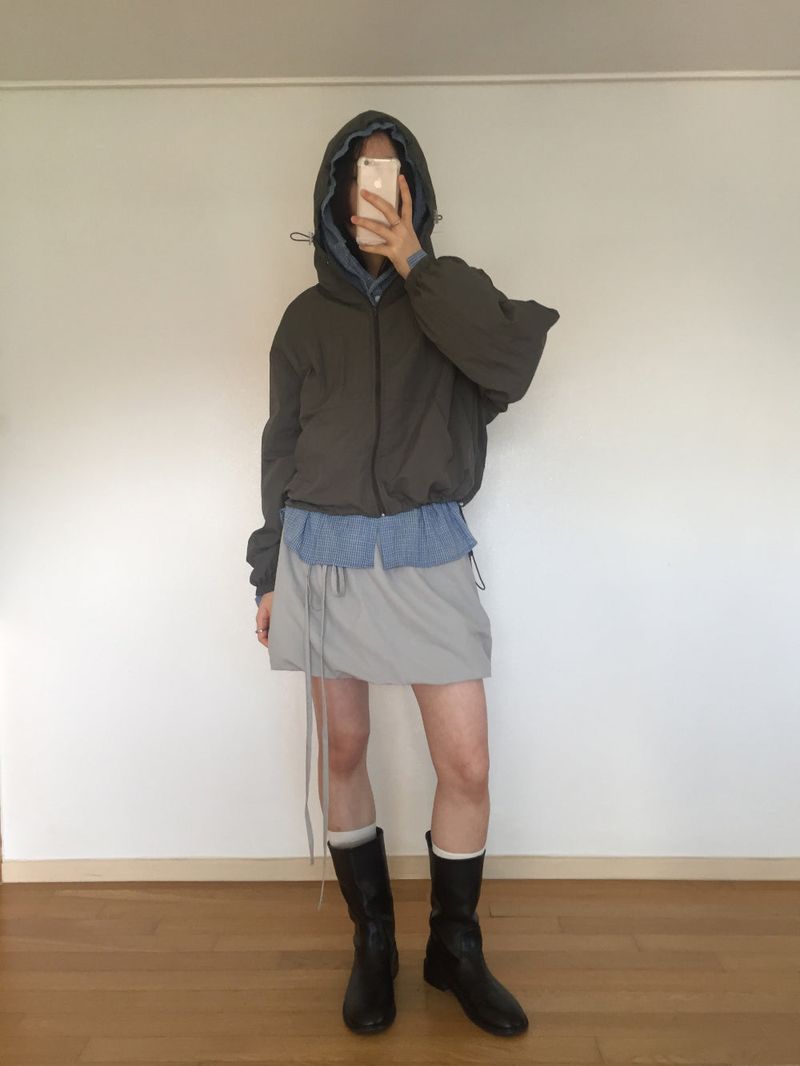 DUGGY（ダギー）の「Tie Balloon Mini Skirt (4 colors)（Skirts）」