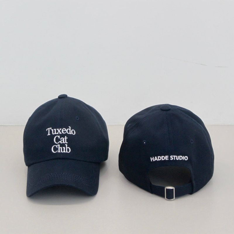 TUXEDO CAT CLUB BALL CAP NAVY