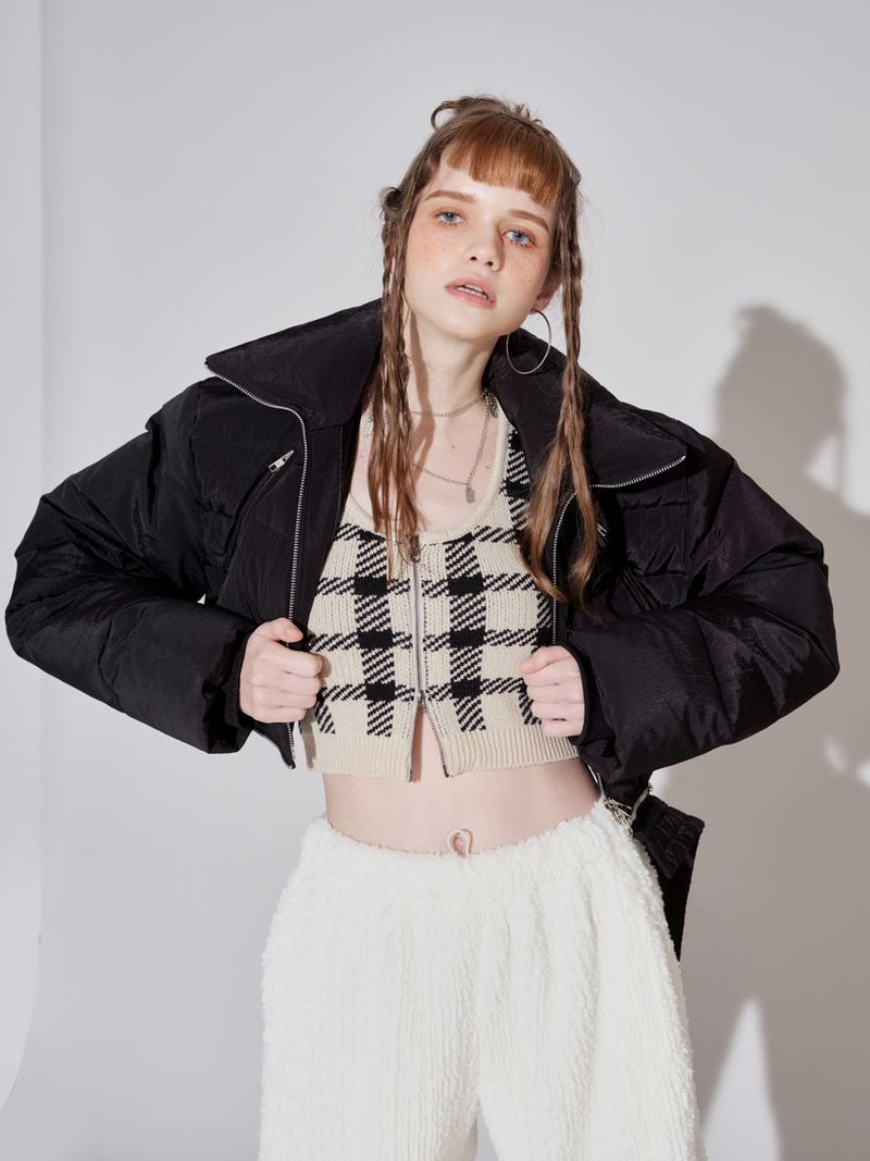 DUCK DOWN CROPPED JACKET