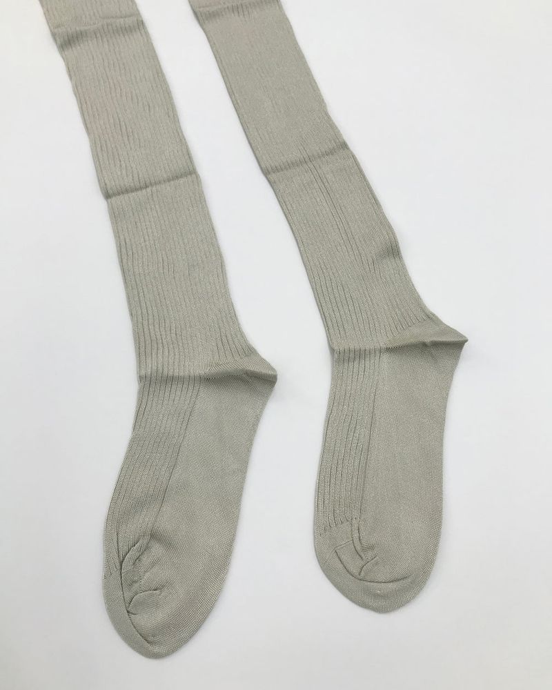 Vinyl gem knee socks (4color)