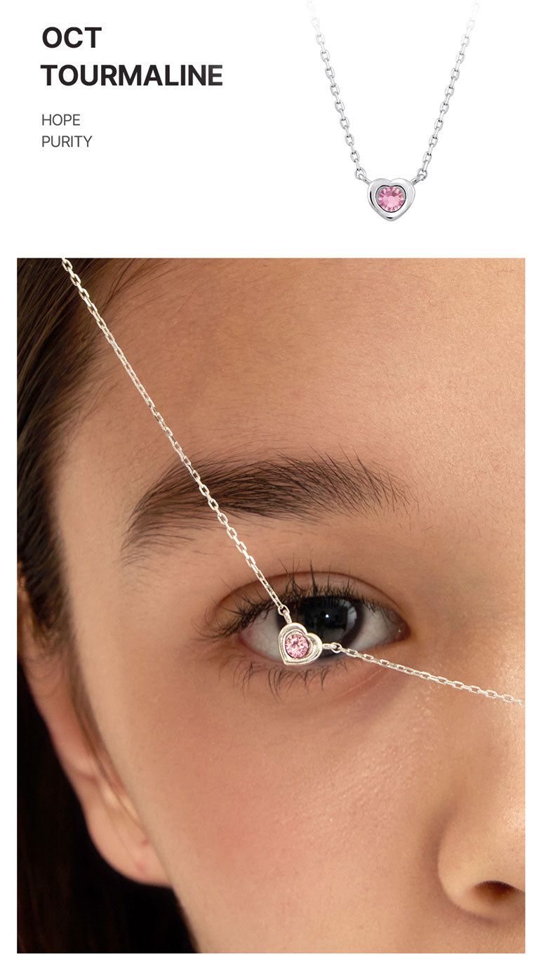 My Birthstone Necklace (12 color)