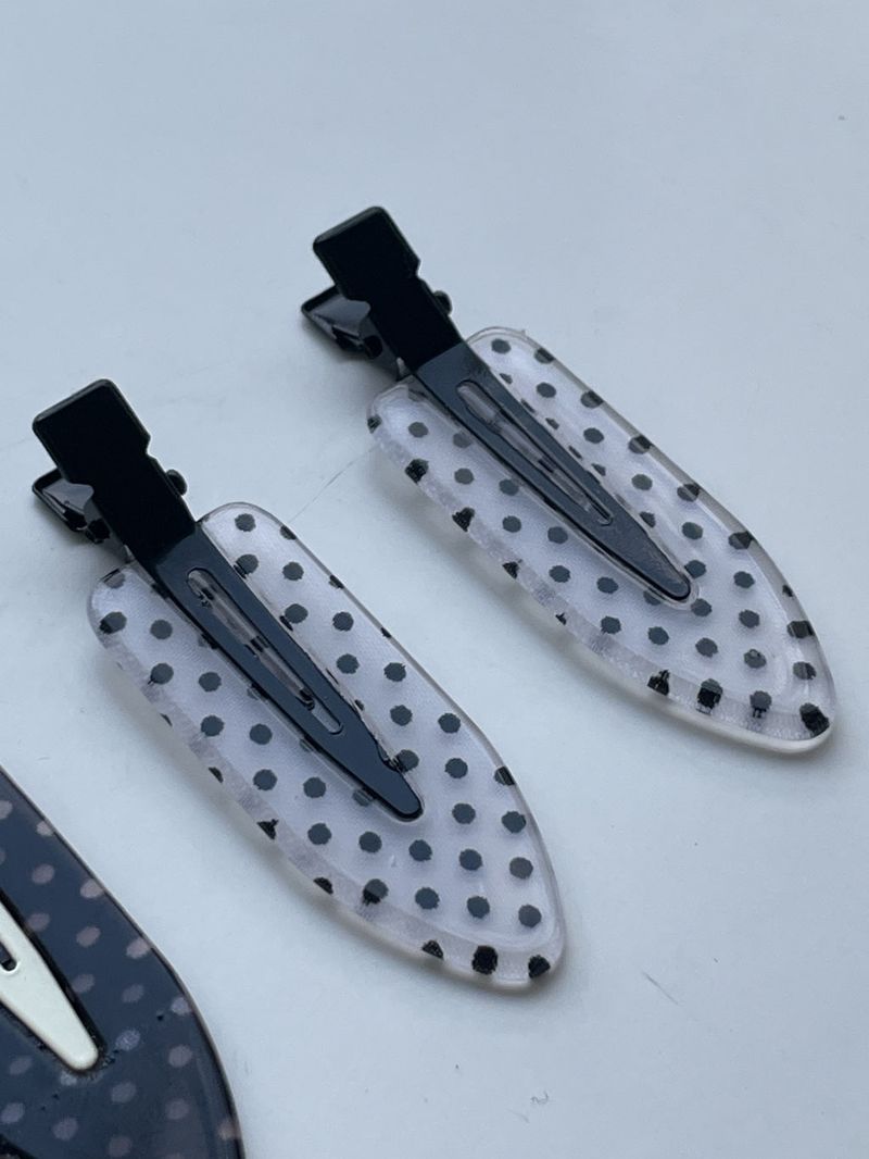 Clear Dot Four Hair-Pin