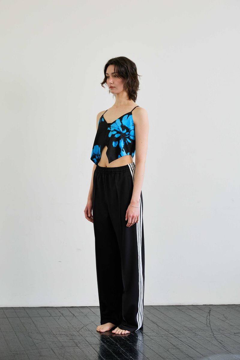 FLUTTER TOP / BLUE
