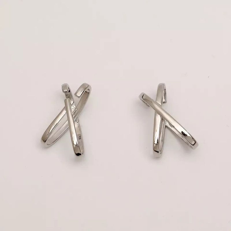 0078 (Silver, Gold) Bold twisted earcuff