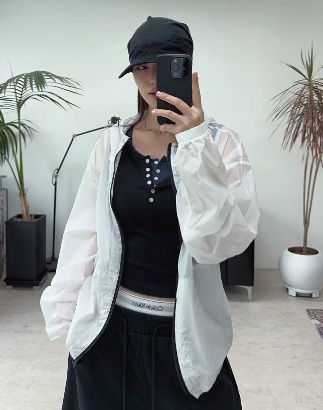 Olte Button Ribbed Sleeveless