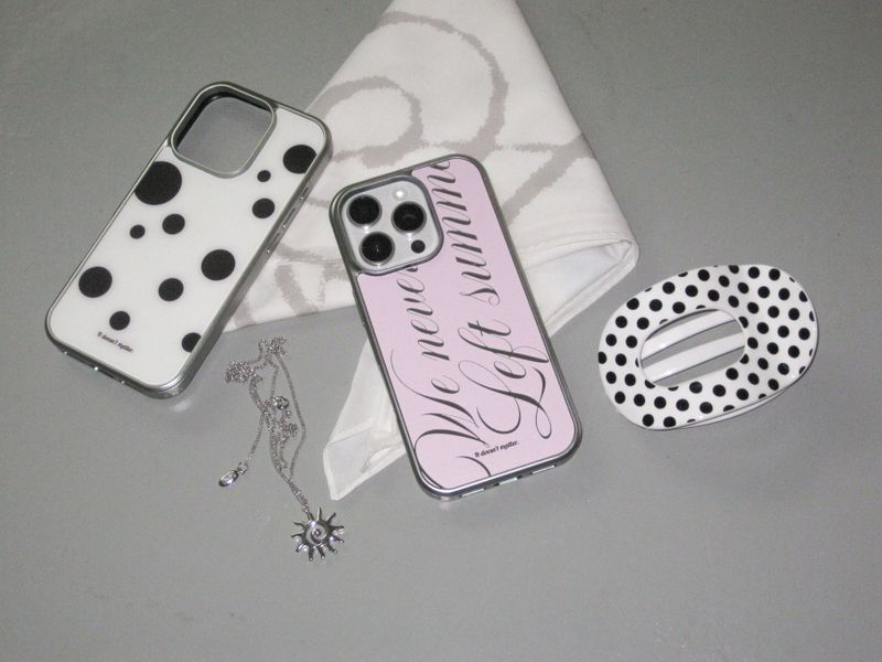 We never left summer phone case (Pink)