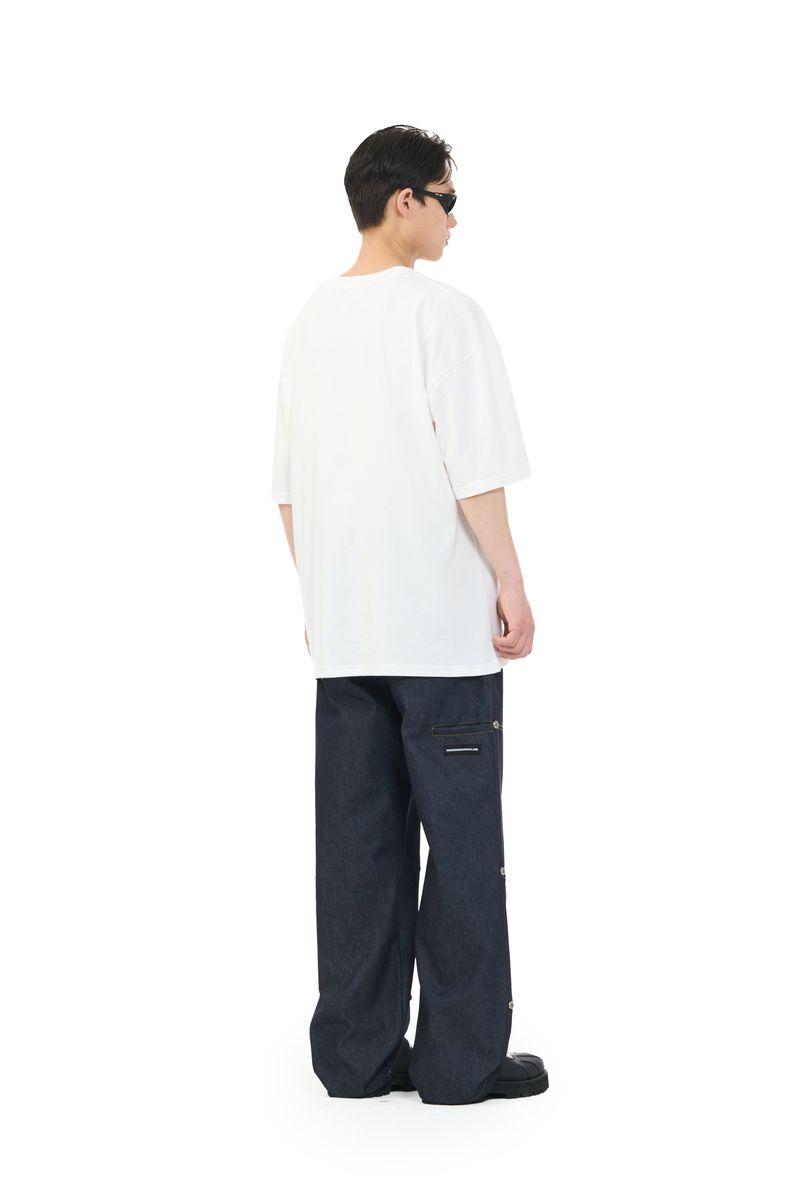 GARAGE SKULL TEE - VINTAGE WHITE