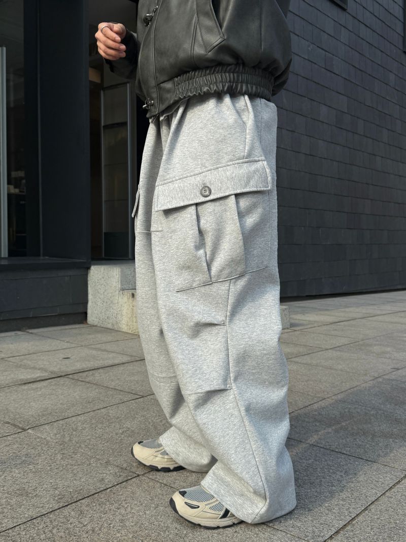 Rivet parasuit sweat pants