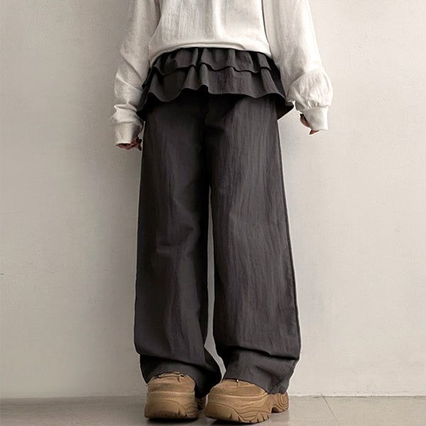 hijjoo（ハイチュー）の「Nied Layered cancan skirt pants（Skirts）」