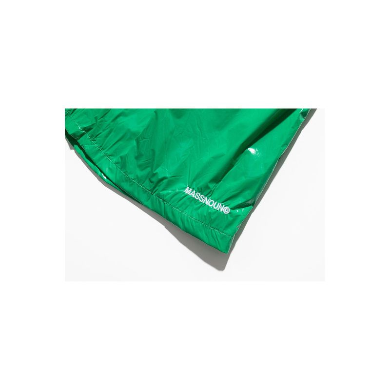 C LOGO ONE TUCK SATIN WIDE SHORT PANTS