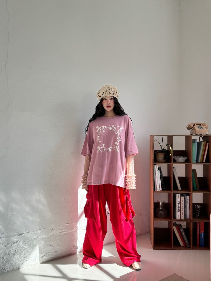 BELLE Lace Layered T-shirt