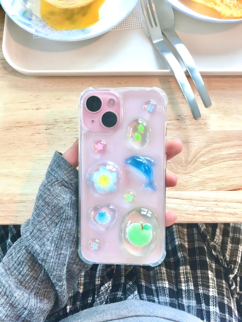 [MADE] ブルーミングドルフィンレジンケース