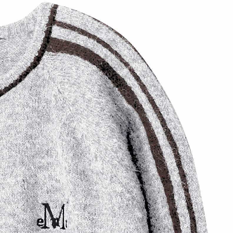 HERNE TRACK LINE LOOSE-FIT KNIT UNISEX (3Color)