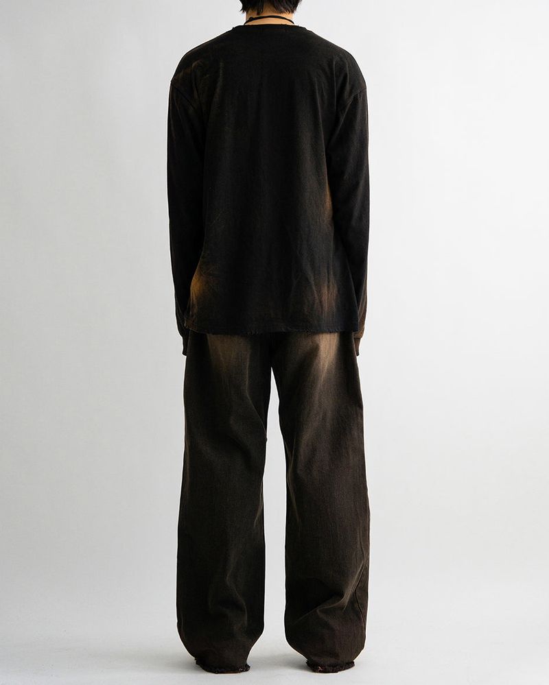 Vintage brown denim pants