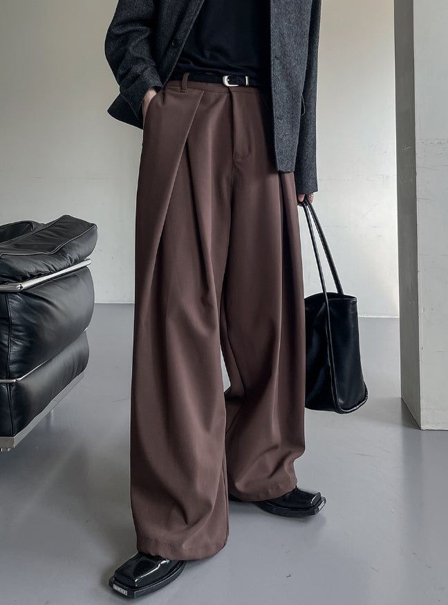 Light maxi wide slacks