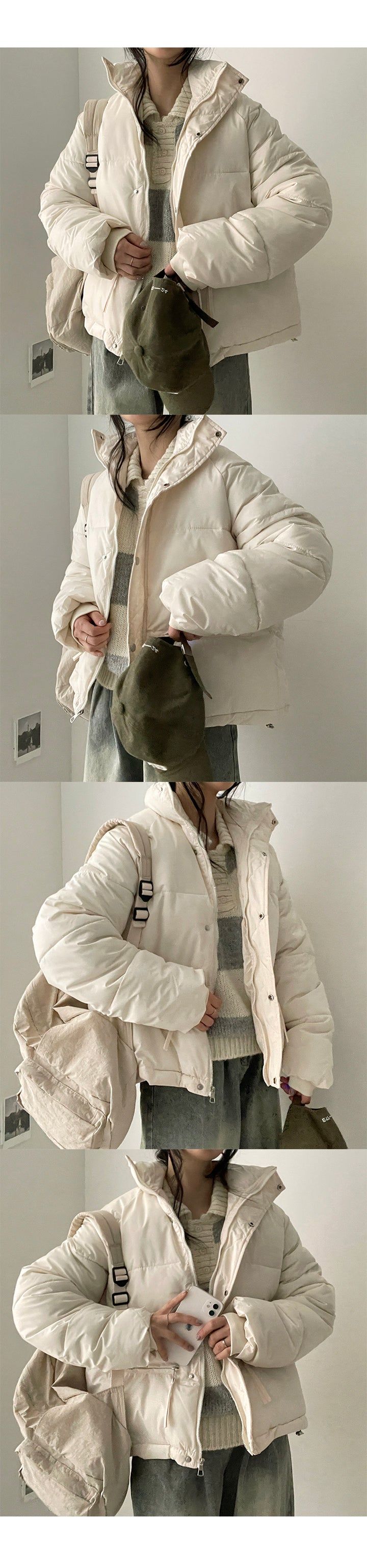 Ravin Reglan Zipper Short Down Jacket