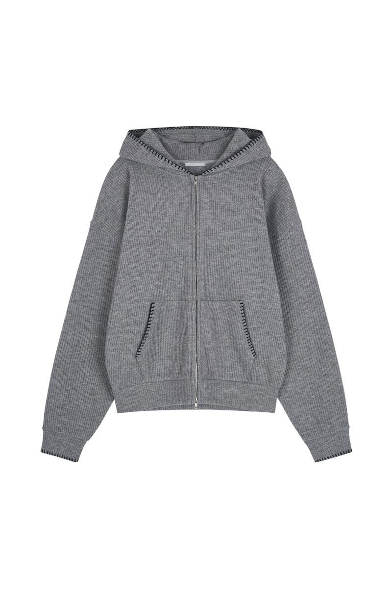 Ruff stitch kit hood zip-up