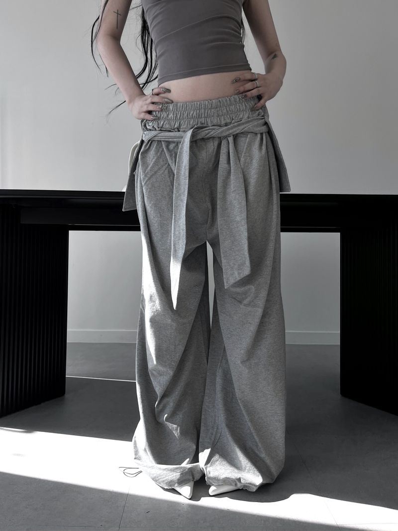 strap string pants (3color)