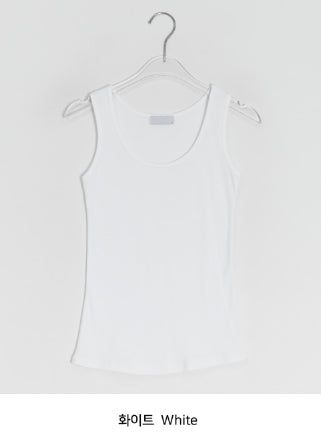 Duhin Basic Color Layered Round Sleeveless