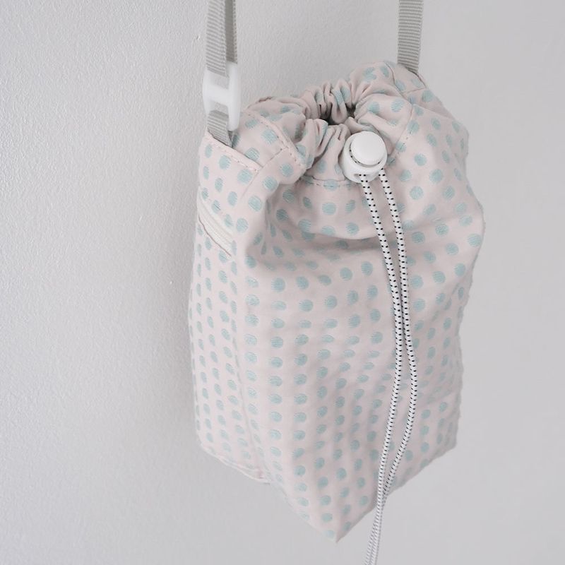 2Pockets Mini Bag Ivory Dot