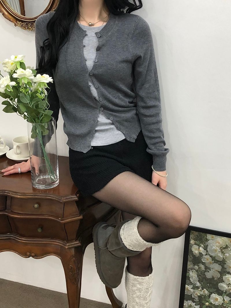 Sweater T & Cardigan Set