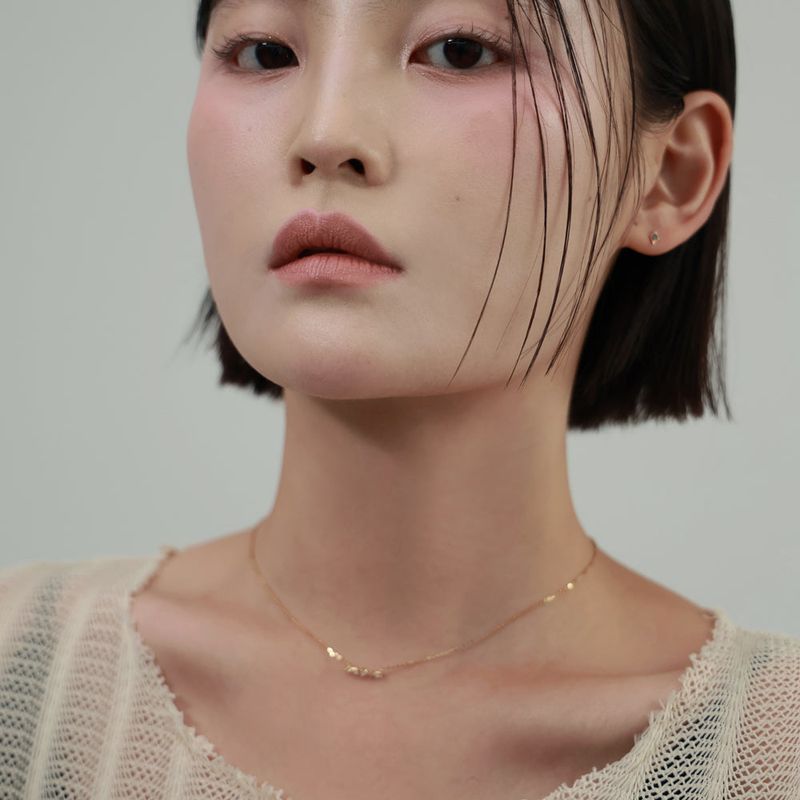 14K gold nar necklace