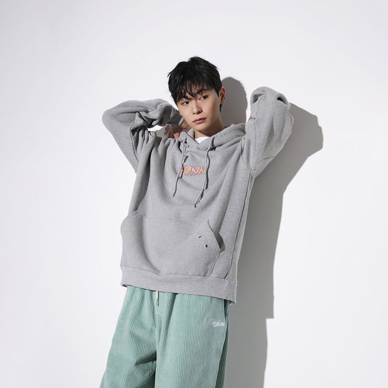 MELTING FUNK HOODIE gray