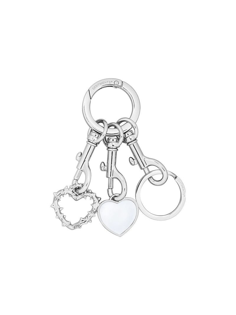 SENTIMENTS（サンティマン）の「NO.609 [SILVER] SPIKY HEART KEY RING（Toys/Key Holders）」
