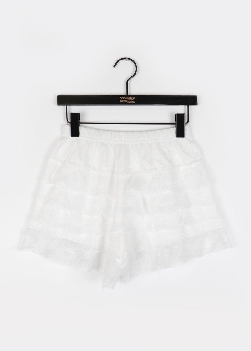 Piso lace frill cancan shorts