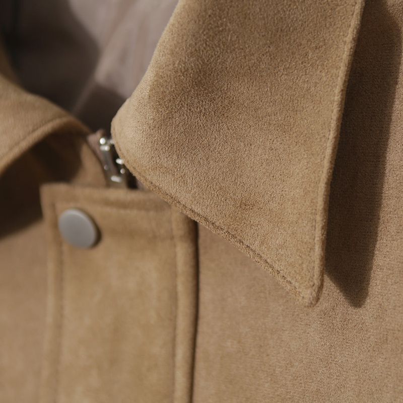 LMN Abe Minimal Hidden Suede Jacket (2 colors)