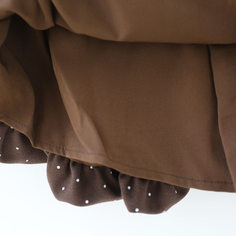 Cloudy Dot Frill Skirt 233175949