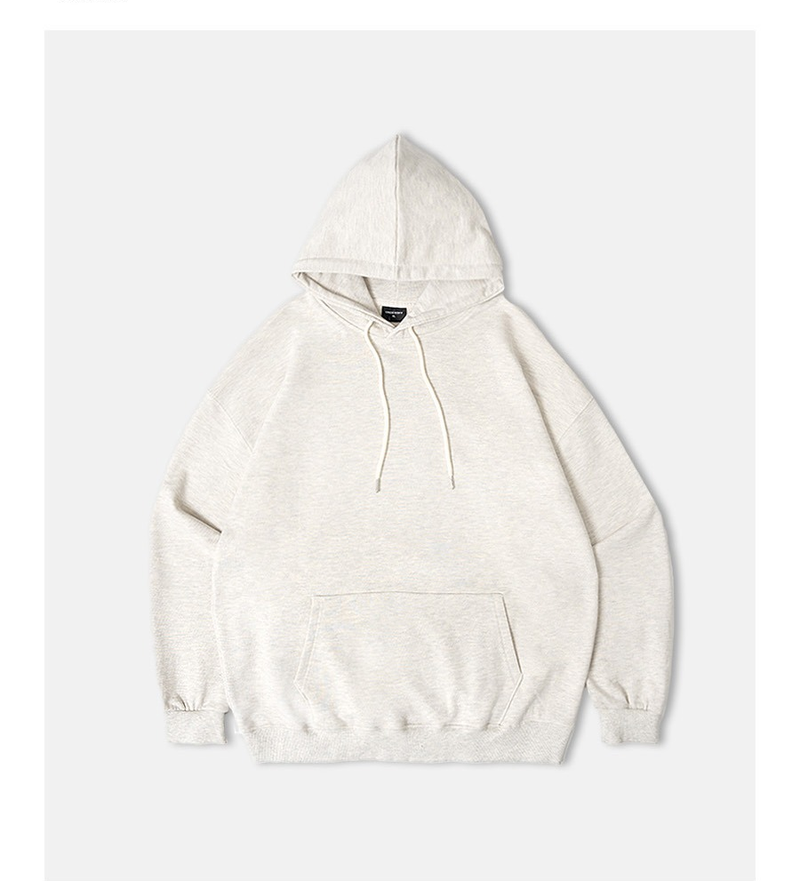 Authentic Relaxed Basic Hoodie Oatmeal