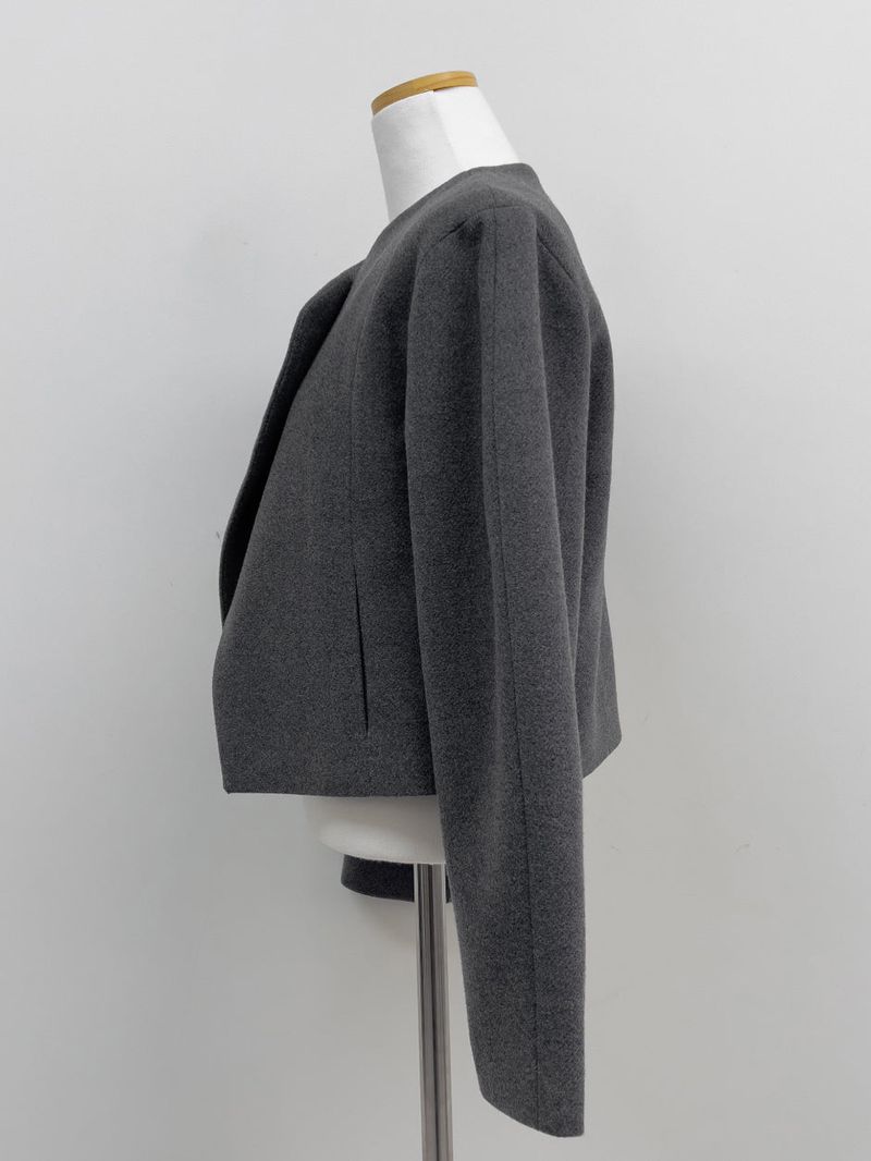 Barrier Balloon No Collar Short Jacket