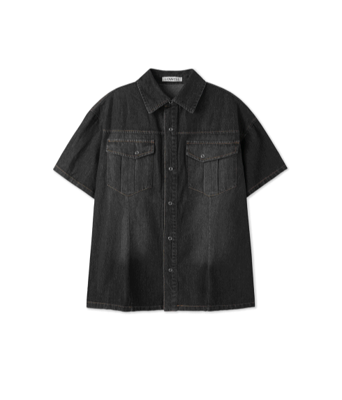 Dart denim shirt