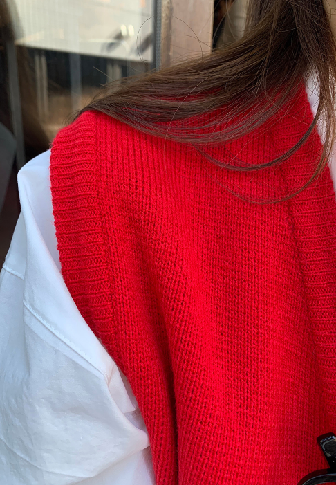 [Lè made/7,000 Sold] ルメイド ベーシック Vネック ベスト