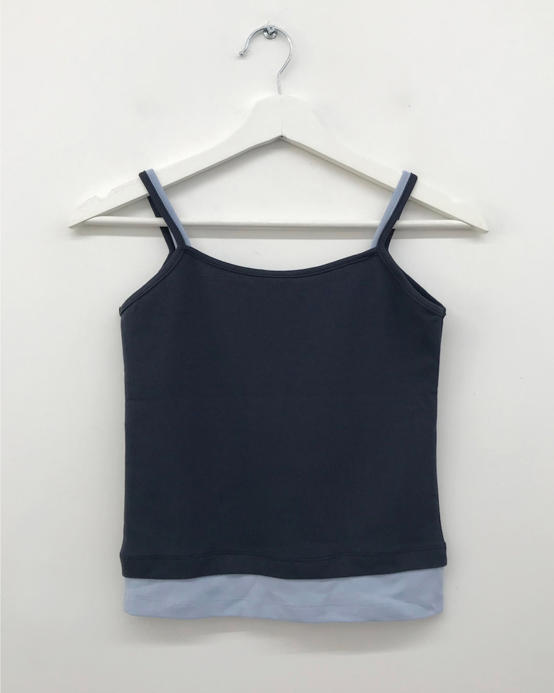 Double layered sleeveless top(3color) 