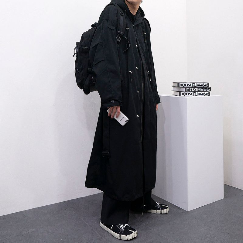 SK Maxi Bomber Jacket Hood Coat (3 colors)